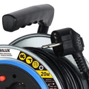 Carrete Alargador Shuko 16A 4 Toma(S) 20 M Negro/Gris