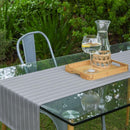 Camino de Mesa Rectangular 40x160 cm Raya Oscuro Cafe