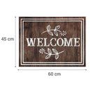 Limpiapies Welcome 45X60 Cm Caucho Reciclado Multicolor