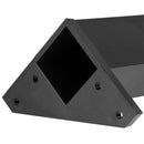 Pata cuadrada abs negro 40x150 mm