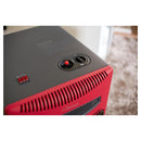 Estufa 15 Kg Hibrida Gas Gh-Hb62 Burdeo Rojo