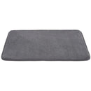 Set 2 Pisos Bano Espuma De S 43X60 Cm Poliester Gris