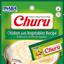 Comida para Perros Churu Snack Pure Perros Pollo Vegetales 56 Gr