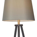 Lampara de Pie tripode Shelbys Gris 50x161 cm