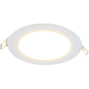 Panel Led Empotrado Circular Blanco 6W Luz Calida..