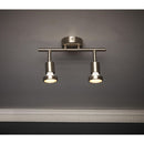 Barra Led Bisel 2 Luces Metal Gris