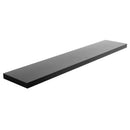 Repisa Melamina 1 Nivel(Es) 25X120X3.8 Cm Negro