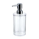 Pack 3 dispensador+vaso+jabonera transparente