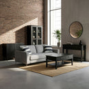 Espejo Decorativo Forma Redonda 90x90 cm Negro