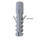 Tarugo Con Tornillo 8 Mm 4 Unidades