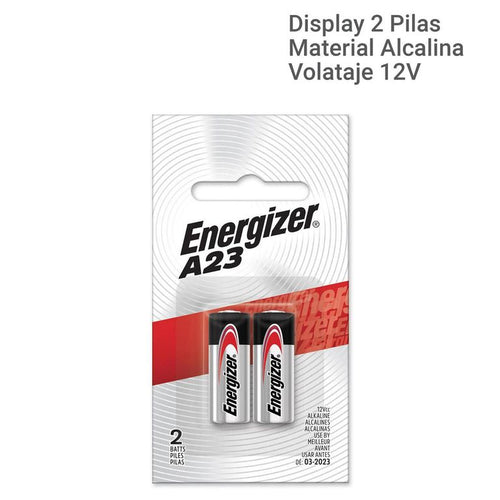 Display 2 Pilas Especiales Alcalina 12V 0%Hg A23