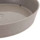 Plato Redondo Para Macetero 33 Cm Textura Piedra