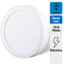 Panel Led Sobrepuesto Circular Blanco 18W Luz Fria