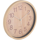 Reloj wooden 29x29cm natural
