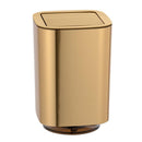Papelero 5.5 Litros Plastico Dorado