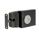 Cerradura Corredera y Abatir con Caja GR BT Cerradura de acceso Sobreponer Negro