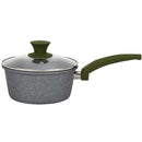 Bateria De Cocina 7 Piezas Aluminio Gris