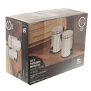 Set 2 Basureros De Metal 7 L Gris