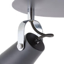 Barra Led Aurus 3 Luces Metal Negro