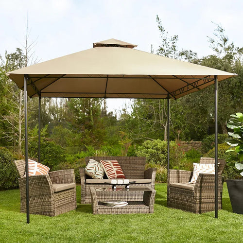Toldo Pergola Taupe Poliester 295X295X260 Cm