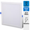 Panel Led Empotrado Cuadrado Blanco 24W Luz Fria