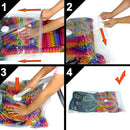 Set 2 Bolsas Almacenaje Al Vacio 50X160X75 Cm Transparente