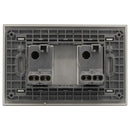 Interruptor doble + 1 placa 10 A Nobile Perla
