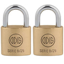 Candado modelo B25 Set 1x2