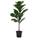 Planta Artificial Ficus Lirata 83 Cm Verde