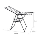 Tendedero Con Bandeja Plegable Acero 157X62X97 Cm Negro