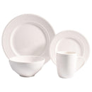 Juego de Vajilla 16 Piezas Ceramica Genoa Blanco