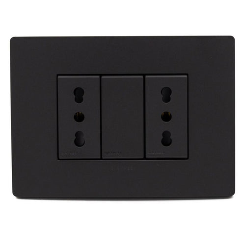 Enchufe Duplex 10/16A Armado S33 Noir