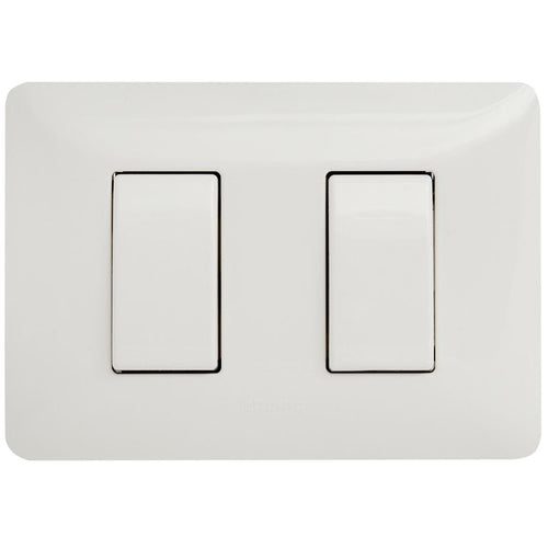 Interruptor doble 9/15 16 A Matix Blanco