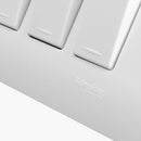 Interruptor triple 9/32 16 A Genesis Blanco