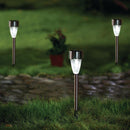 Pack 4 Estacas Solares Round 0,08 W Ip44 Luz Fria