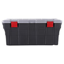 Baul Organizador 45X40X94 Cm 100 L Negro/ Gris