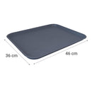 Bandeja Eco Fibra natural Rectangular 36x46 cm Gris