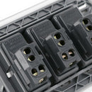 Interruptor triple 9/32 16 A Genesis Blanco