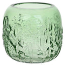 Portavela verde 9 cm
