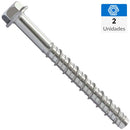 Perno para hormigon antisismico M10 x 100 mm zincado 2 unid