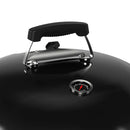 Parrilla A Carbon Redonda Con Bandeja Lateral