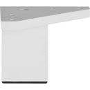 Pata cuadrada abs blanco 40x60 mm
