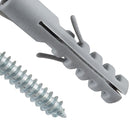 Tarugo con tornillo 6 mm 15 unidades