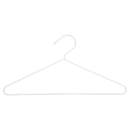 Set de 5 colgadores para ropa plastico blanco