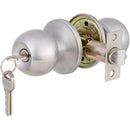 Cerradura dormitorio bola inox fx