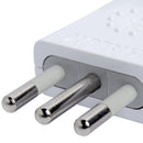 Enchufe Macho Volante 2P+T Blanco