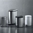 Basurero 3 Litros Metal Blanco