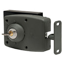 Cerradura Corredera y Abatir con Caja GR BT Cerradura de acceso Sobreponer Negro