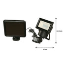 Reflector Solar con Sensor 6.4 W IP 44 500 lm Luz Fria