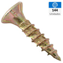 Tornillo Turbo Screw Madera Madera 16 Mm 3 Mm 144 Unidad(Es)